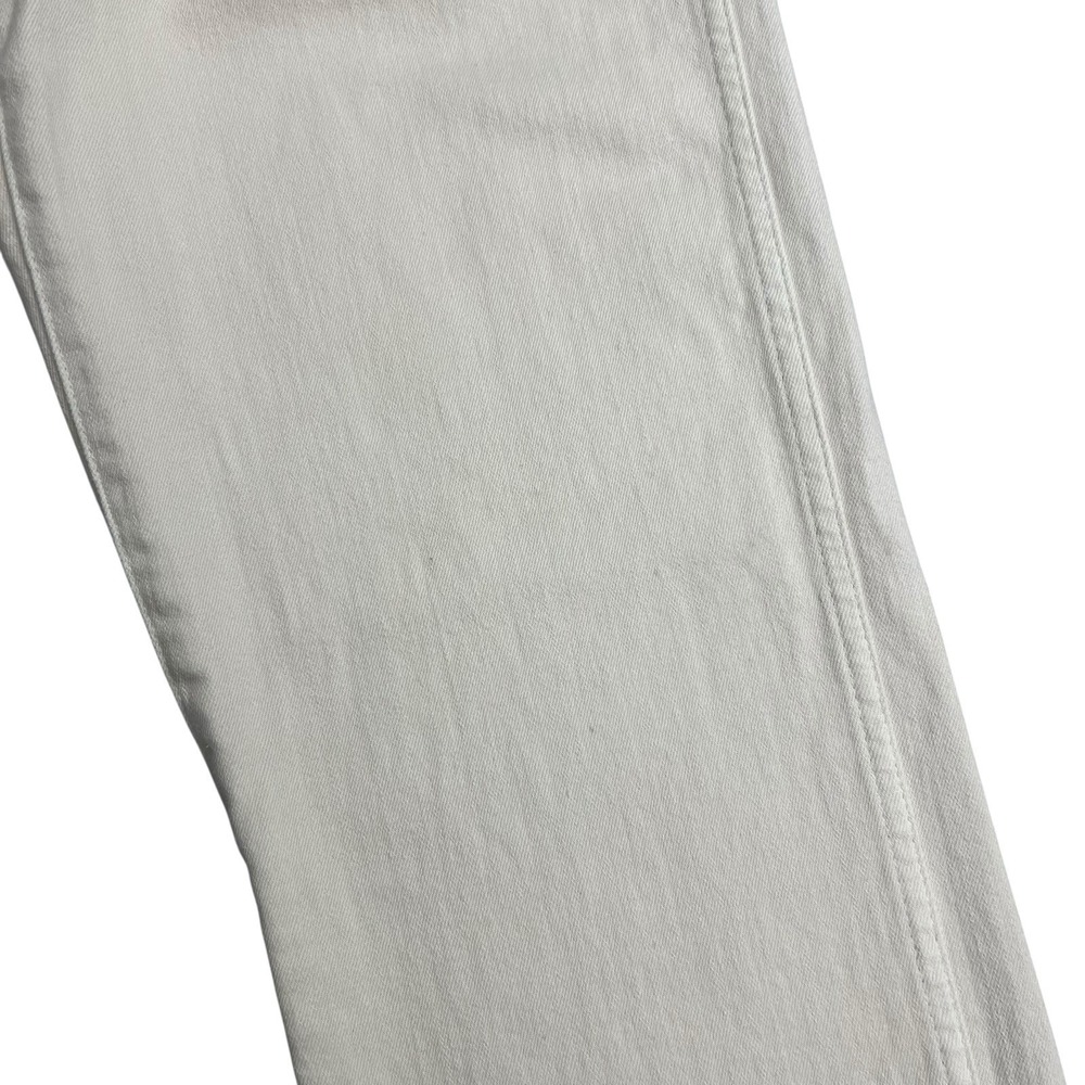 Khaite Jeans Womens Size 30x29 White Danielle High Rise Straight Denim - Picture 9 of 9